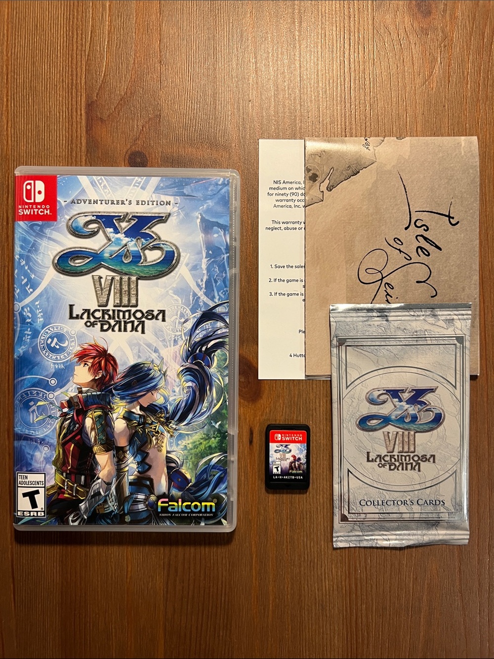 Ys VIII: Lacrimosa of Dana - Adventurer’s Edition Nintendo Switch 2018 Complete